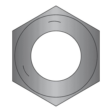 Hex Nut, 1-1/4-12, Steel, Grade 5, Plain, 1-1/16 In Ht, 90 PK